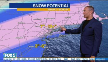 Latest on NJ, NY snowstorm this weekend