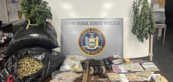 The Evening Sun | NY State Police Arrest Two Individuals; Discover Weapon Cache And Illegal Drugs