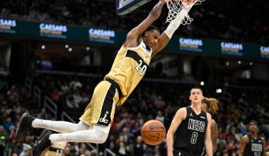 Champagnie scores season-high 20 points to lead the Wizards to a 119-99 win over the Nets