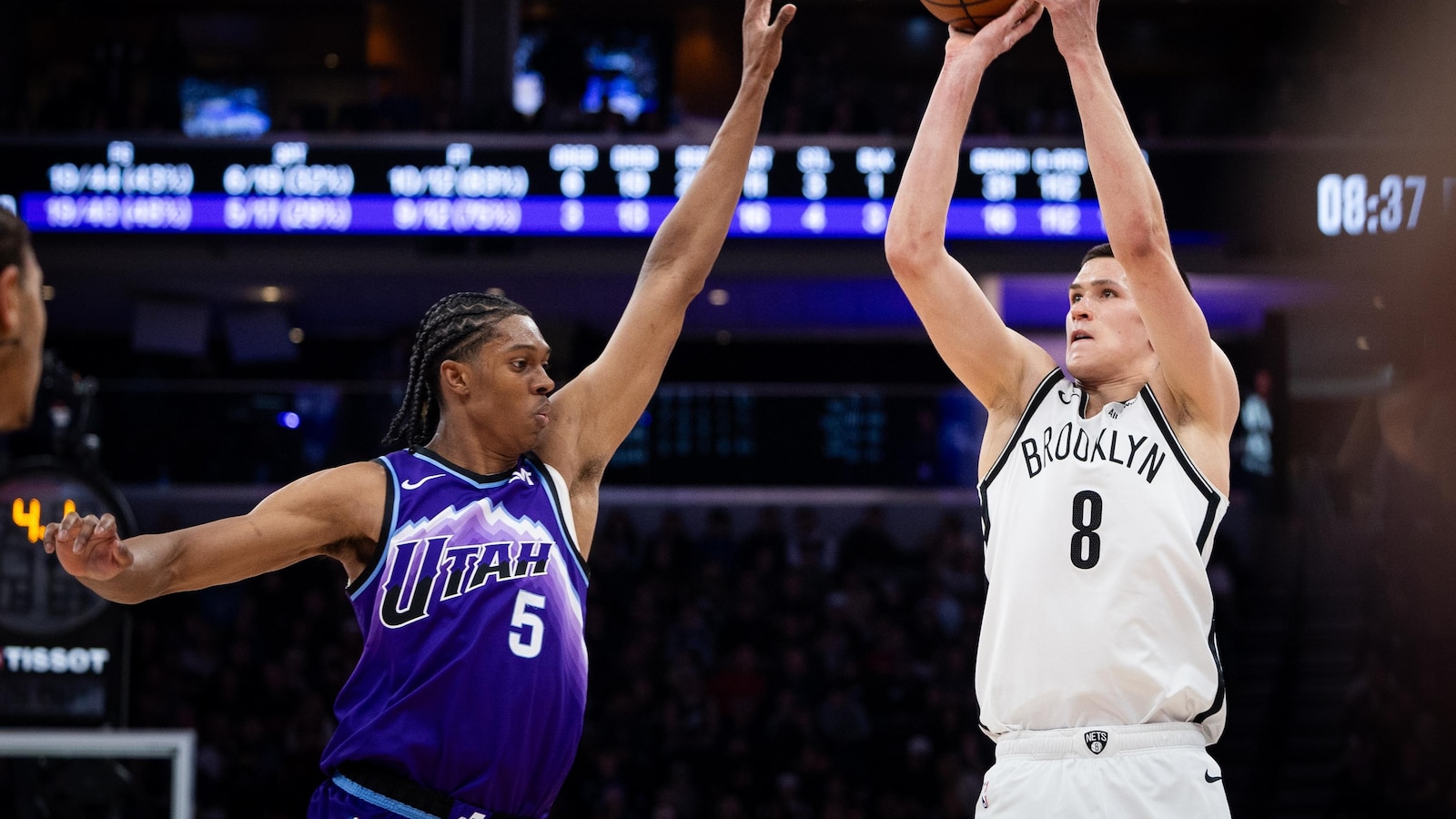Egor Demin sets NBA rookie 3-point record as Nets snap 7-game skid with 109-99 win over Jazz