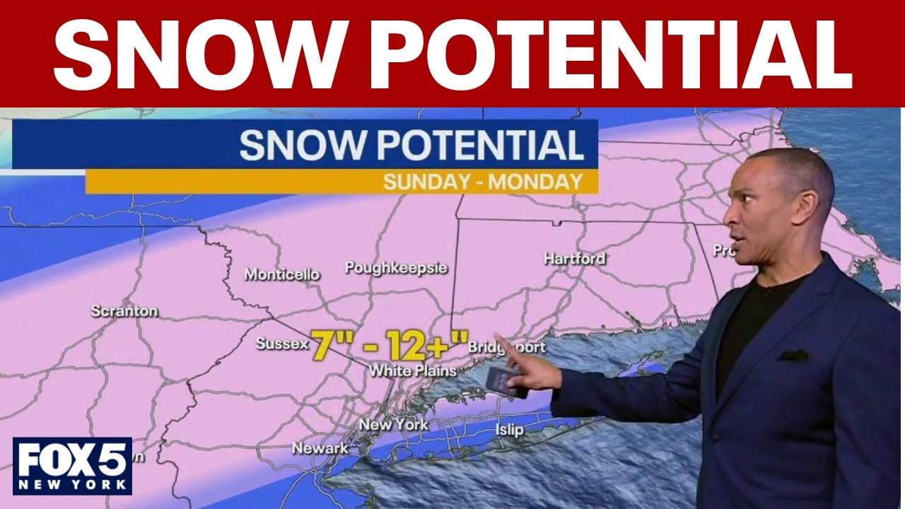 NYC snowstorm forecast