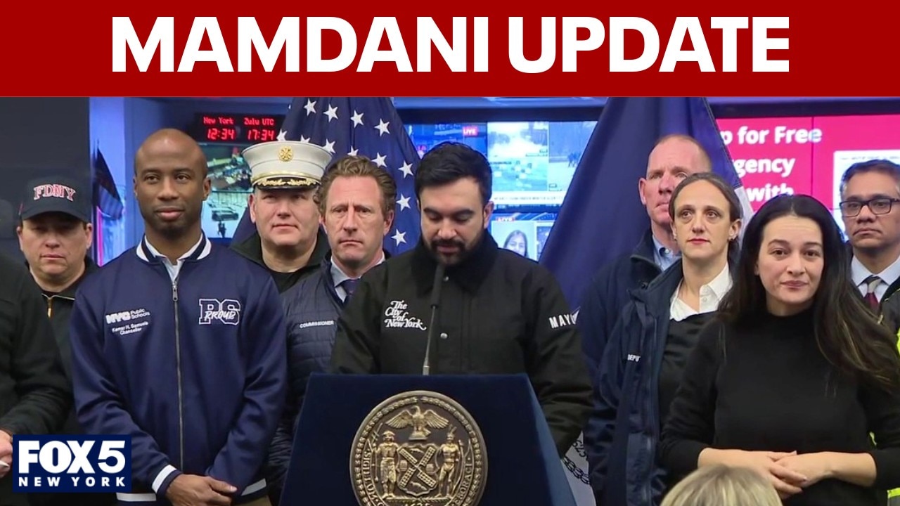 FULL: Mamdani update on NYC snowstorm