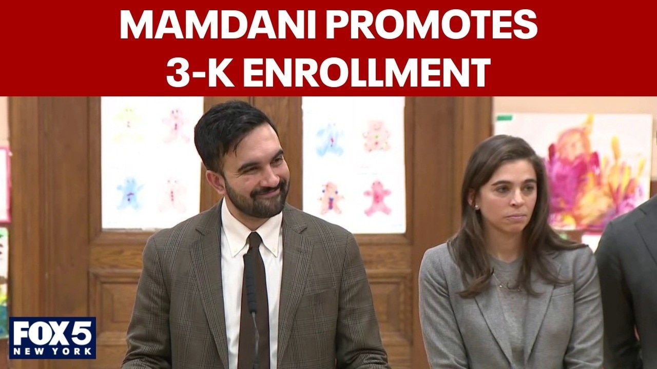 FULL: Mamdani promotes 3-K enrollment