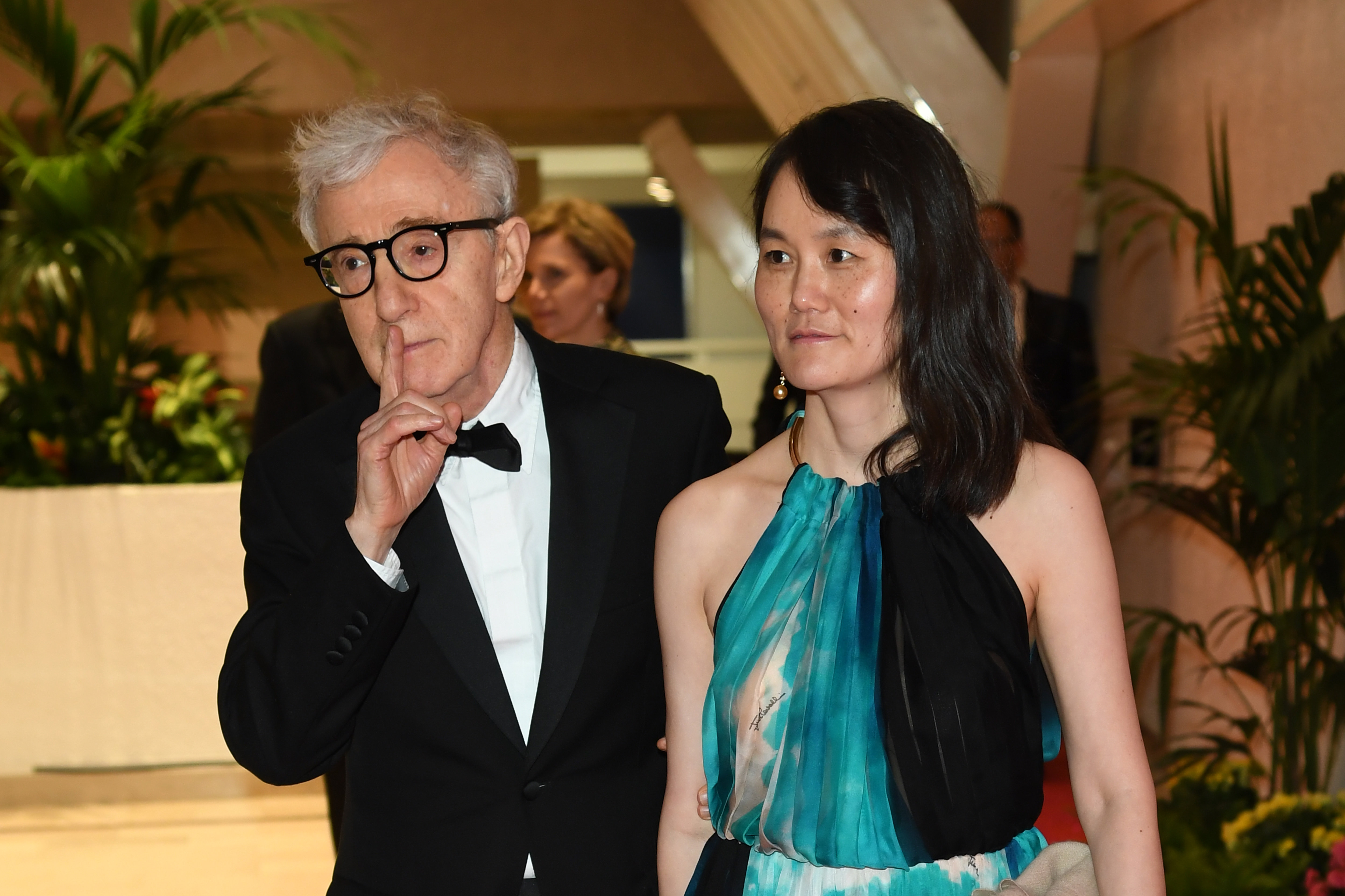 Woody Allen and Soon-Yi Previn at the Cannes Film Festival.