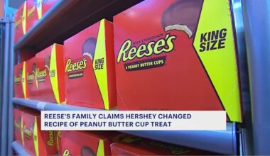 News 12 | Brooklyn | Grandson of the inventor of Reese's Peanut Butter Cups accuses Hershey of cutting corners
