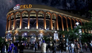 Jul 18, 2025; New York City, New York, USA; General view of fireworks after a game between the New York Mets and the Cincinnati Reds at Citi Field. Mandatory Credit: Brad Penner-Imagn Images
