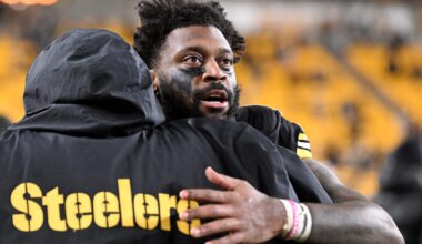 Pittsburgh Steelers linebacker Patrick Queen (6)