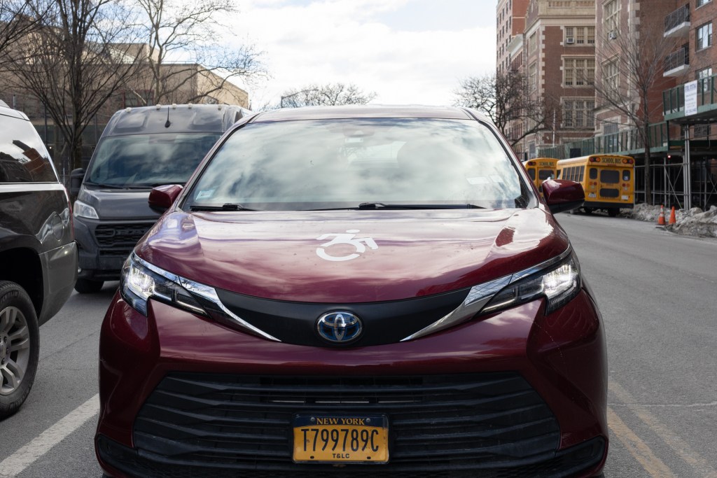 A livery driver on the Upper East Side advertised their vehicle being wheelchair accessible,