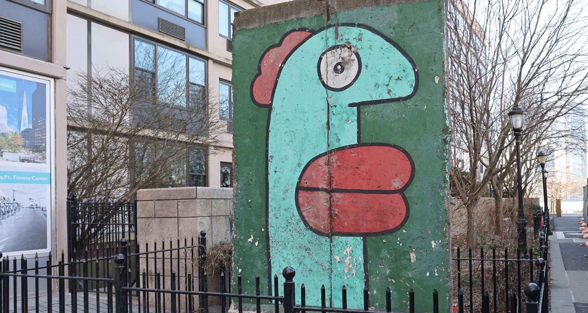 How a Piece of the Berlin Wall Ended Up in Lower Manhattan
