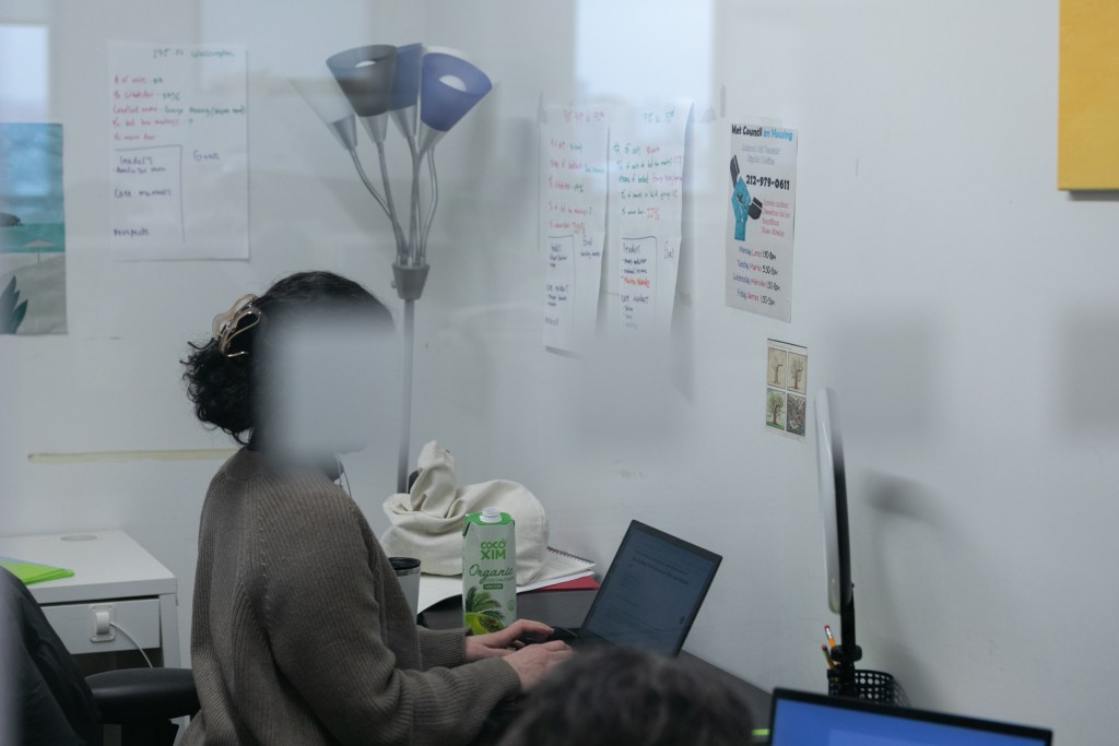 Met Council on Housing volunteer Amira answers calls on their tenant’s rights hotline