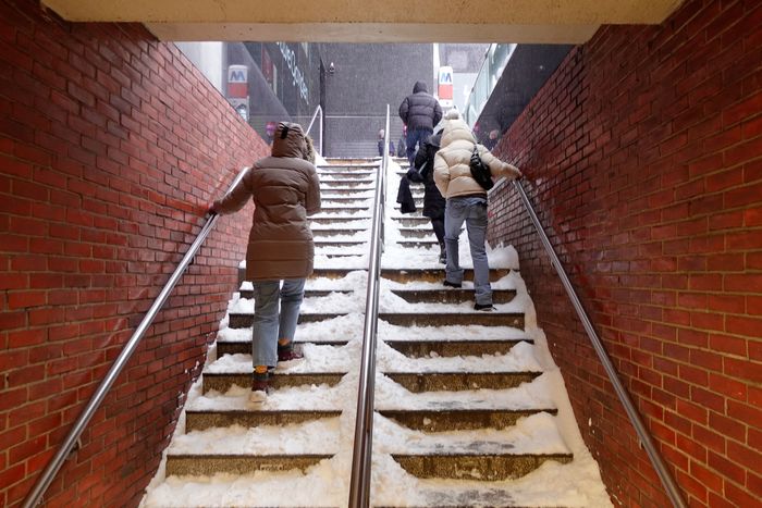 Snowstorm in New York City