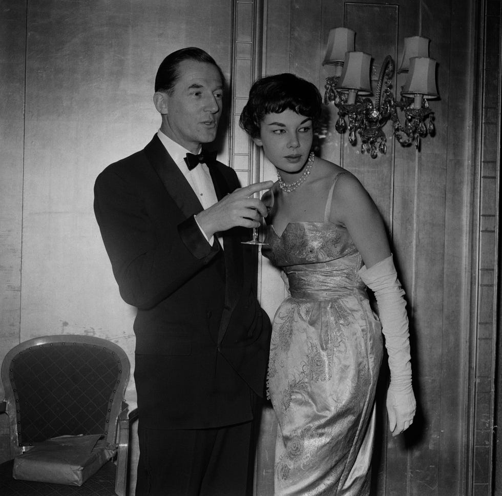 Hardy Amies And Caroline Ponsonby, 1958