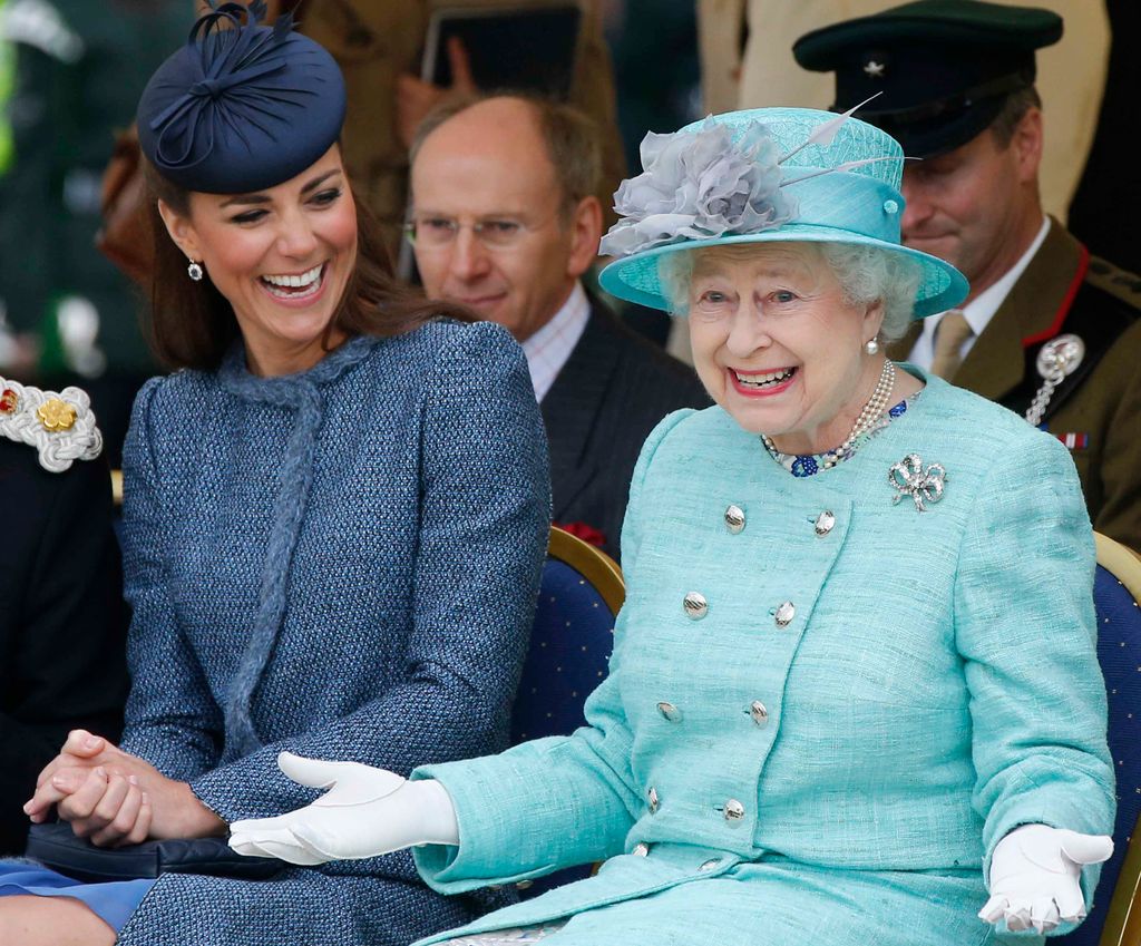 Kate developed a close bond with the Queen