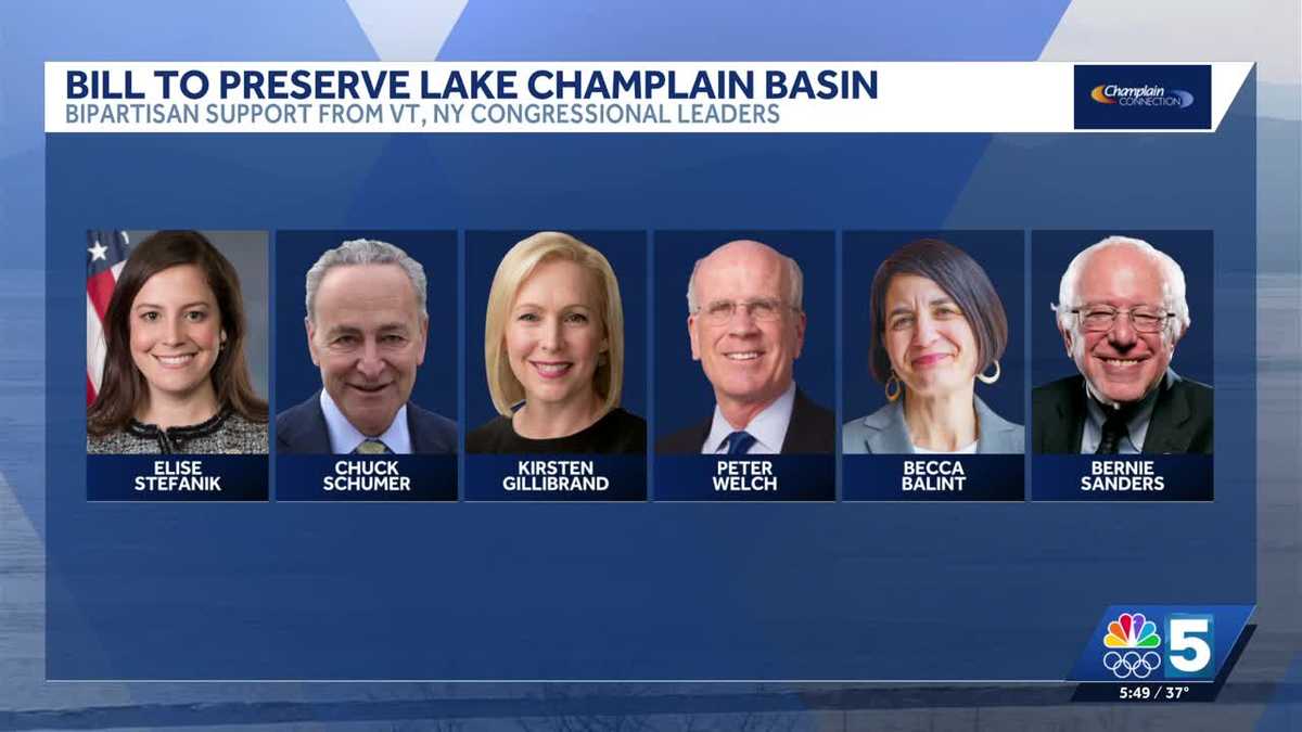 Vermont, New York lawmakers back bipartisan bill to protect Lake Champlain