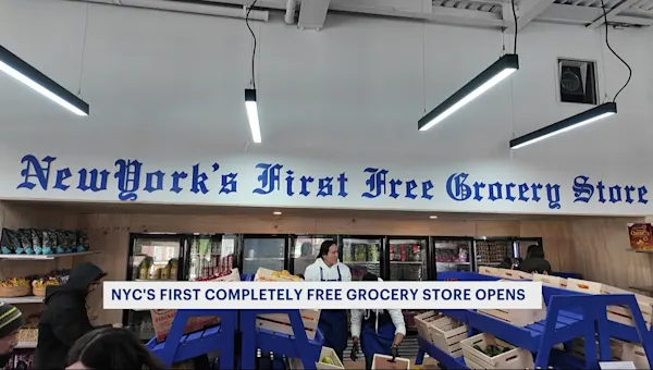 News 12 | Brooklyn | First free grocery story in NYC opens in Manhattan