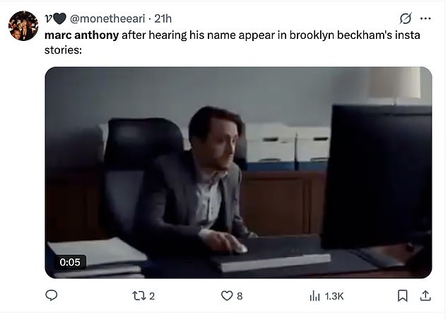 Anthony became a viral meme sensation after he was named in Brooklyn's statement last month