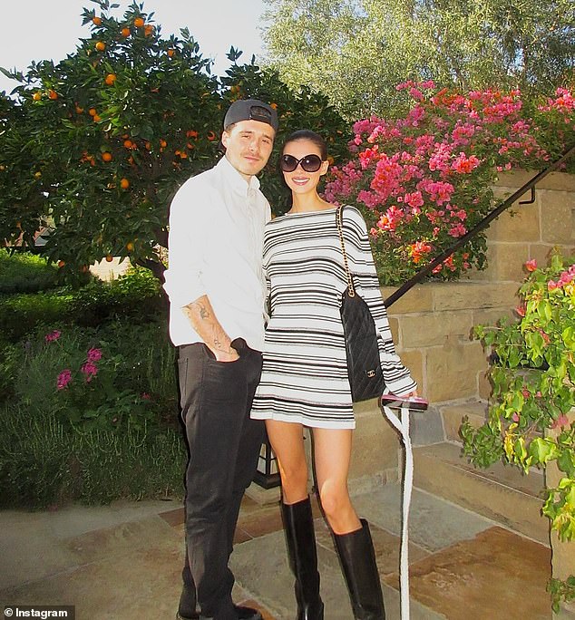 It comes after son Brooklyn released a six page statement in which he said he did not want to reconcile with his parents and has 'chosen' a 'peaceful' life with his wife Nicola Peltz