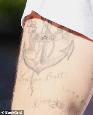 His dad's nickname text is also faded and less prominent