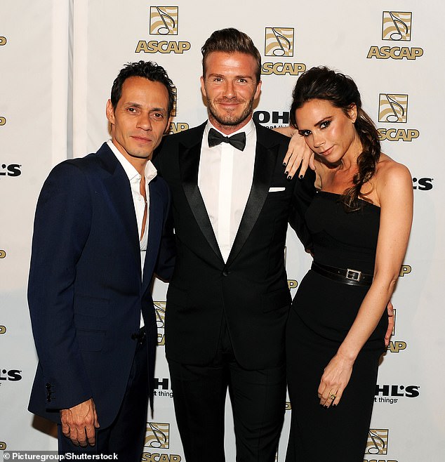 Anthony claimed that the way the situation is playing out is 'hardly the truth'; Seen with David and Victoria in 2012