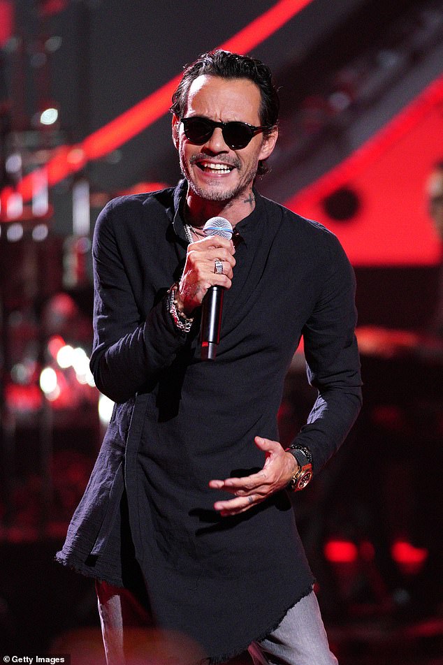 Marc Anthony, 57, addressed the Beckham family drama for the first time after being dragged into the bombshell feud; Seen in 2019