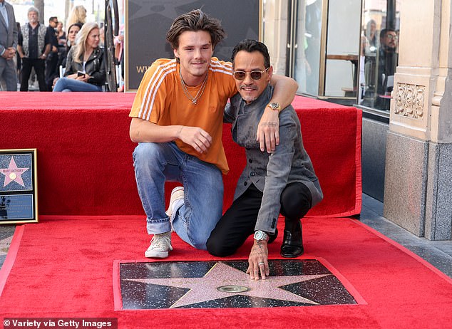 Two years ago, Marc Anthony was honoured with a Star on The Hollywood Walk of Fame and was joined by his godson, Cruz Beckham