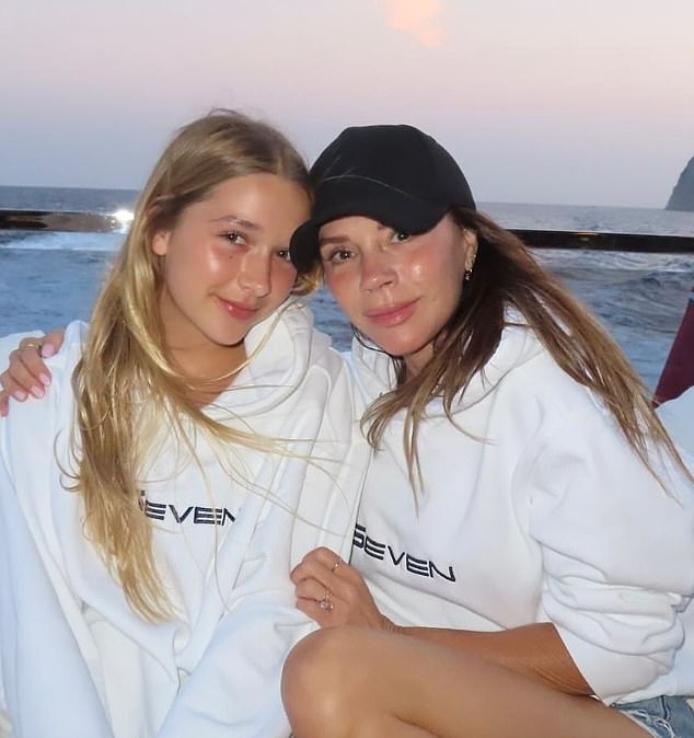 Victoria Beckham has extended an olive branch to estranged son Brooklyn as she shared Harper's Valentine tribute to 'best big brothers in the world' on Saturday