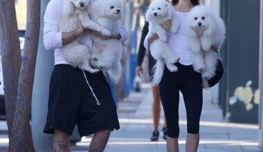 Brooklyn Beckham (left) and wife Nicola Peltz (right) looked perfectly coordinated as they ran an errand in Los Angeles