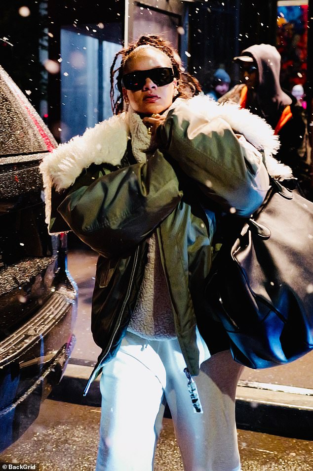 Rihanna was spotted leaving the swanky Four Seasons Hotel in New York City on Sunday amid rumours she has secretly tied the knot with long-term partner A$AP Rocky