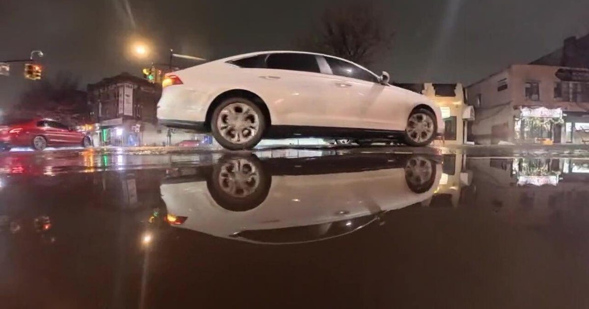 Queens residents fume over NYC's explanation for massive puddle that just won't go away
