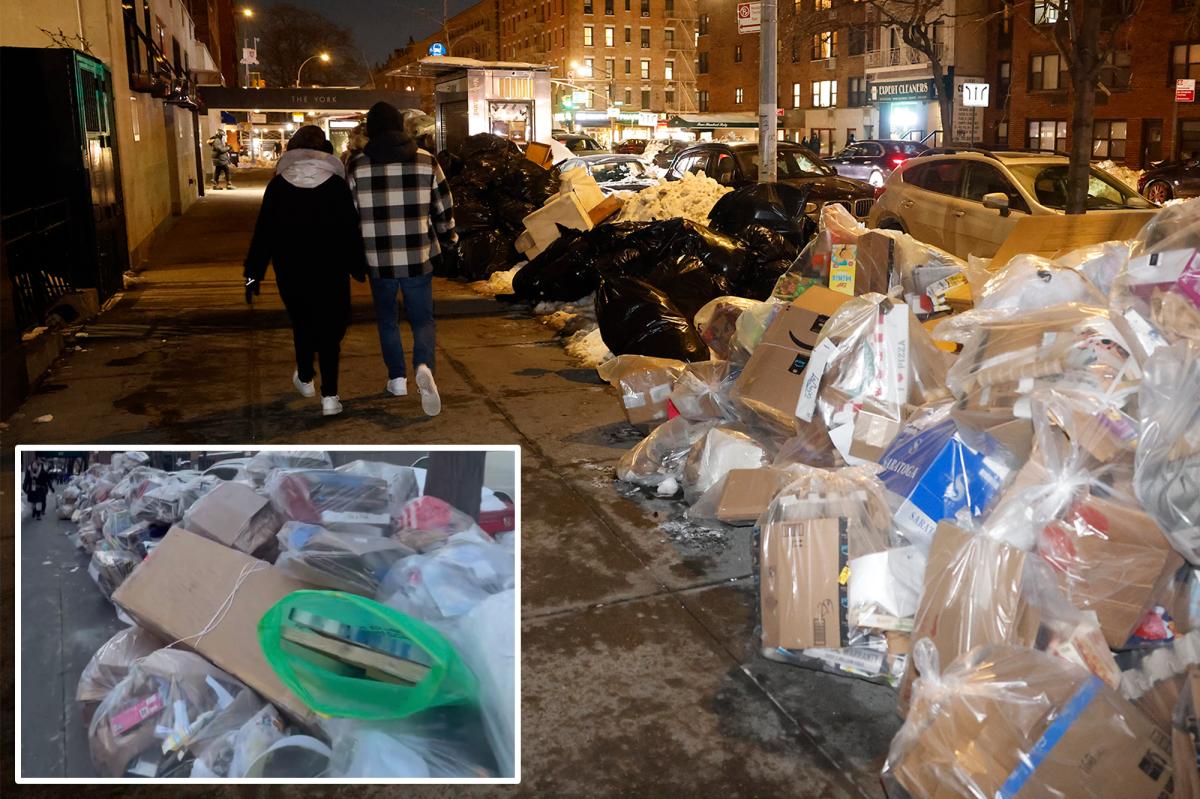 NYers fume over trash buildup days after winter storm