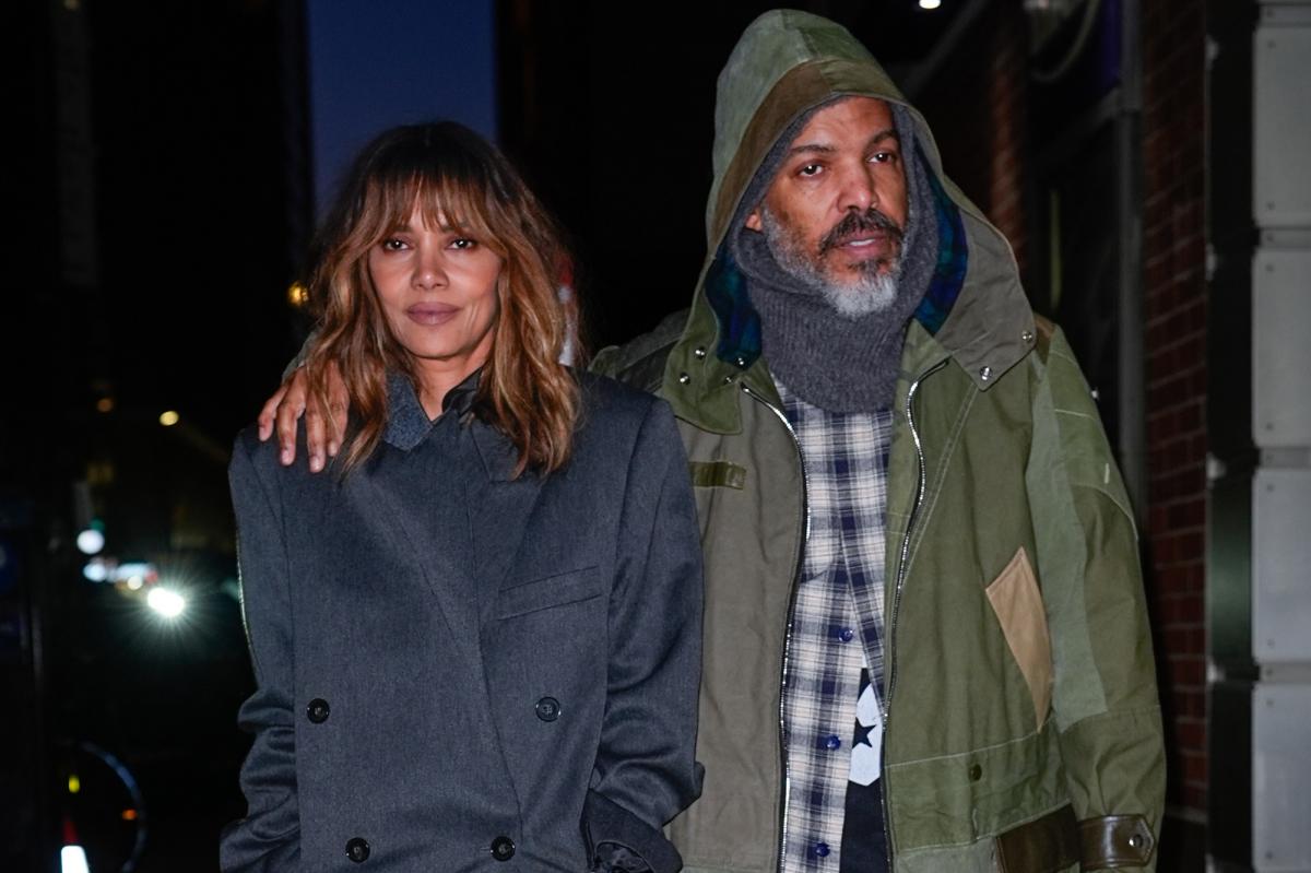 Halle Berry bundles up for cozy NYC walk with boyfriend Van Hunt, as report says she's in no hurry to wed