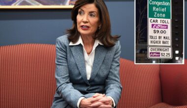 Hochul finally reveals how much in NYC congestion pricing tolls she paid last year