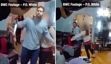 Heart-pounding bodycam footage shows moment NYPD cop shoots knife-wielding man