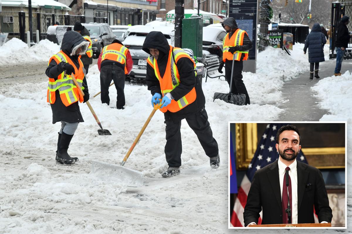 Mamdani failed to recruit enough emergency snow shovelers for NYC storm: critics