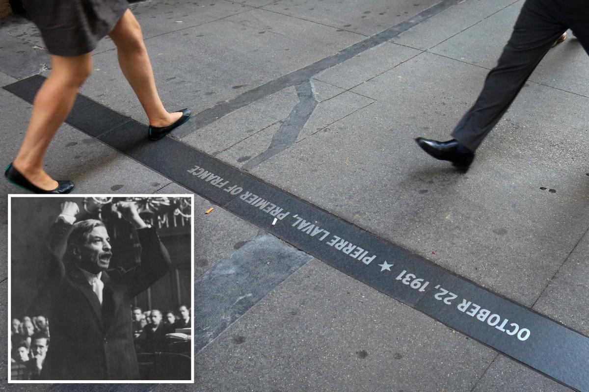 NYC removed plaque honoring Nazi ally on Broadway — and Jewish groups are outraged that it may be coming back