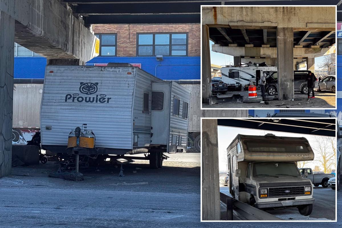 Massive, illegal NYC encampment thrives near CitiField -- draining water, swiping power and running illicit businesses