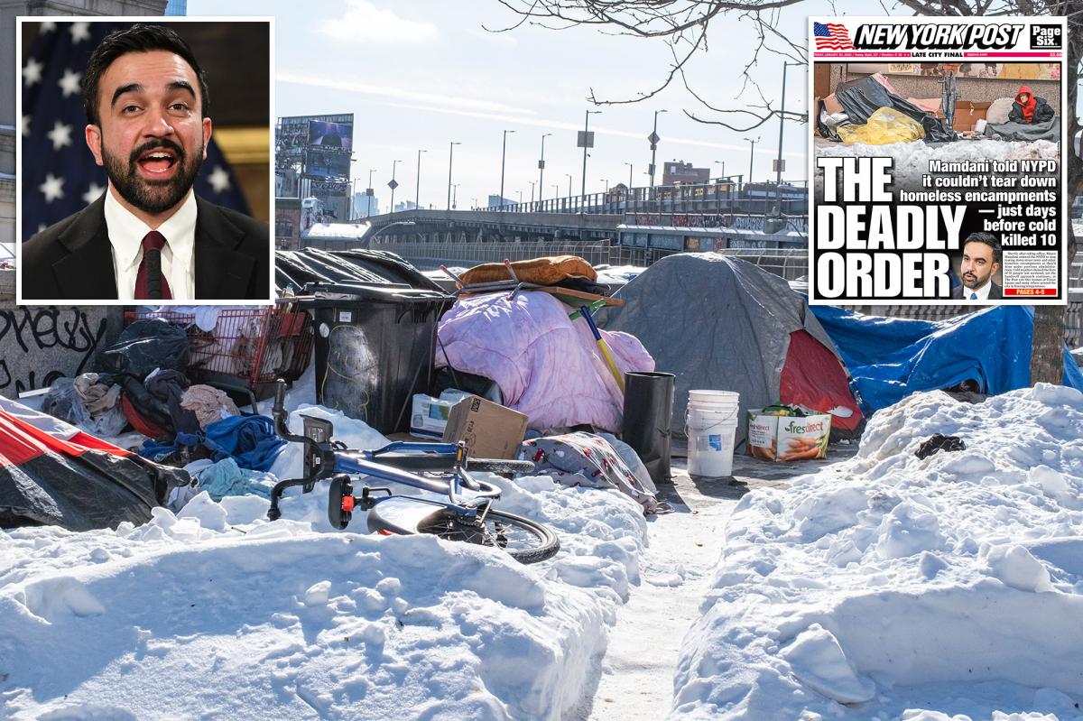 Mamdani won't budge on involuntary removal of homeless New Yorkers from streets as cold deaths reach 18