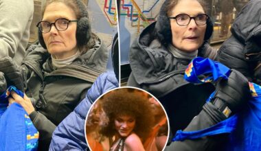 'Scarface' bombshell looks unrecognizable on NYC subway