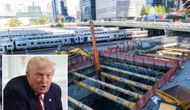 Trump vows feds won't pay for Gateway tunnel overruns, denies wanting to rename Penn Station after himself