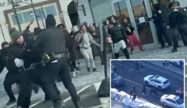 NYC mall on edge after social media-crazed teen mob tears up stores, tangles with cops
