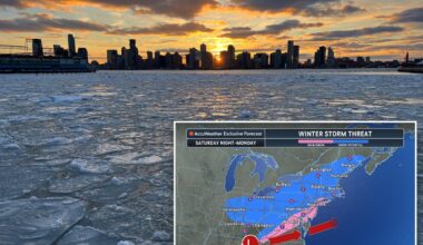 'Bomb cyclone’ could hit NYC this weekend -- and bring another foot of snow