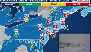 NYC airports cancel 3000 flights ahead of Winter Storm Hernando historic blizzard