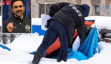 NYC won't tear down homeless encampments during historic blizzard, Mamdani says