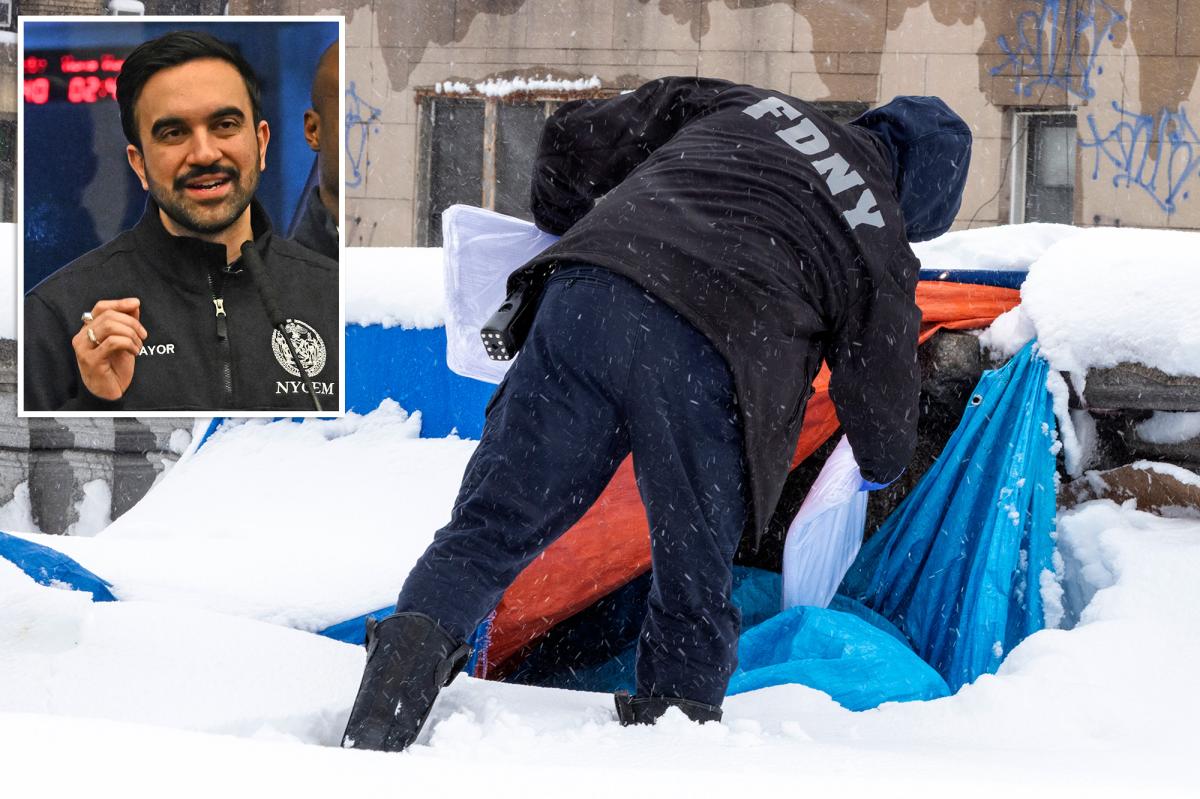 NYC won't tear down homeless encampments during historic blizzard, Mamdani says