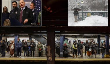 NYC commuters battle travel nightmares on subways, trains after record-breaking blizzard