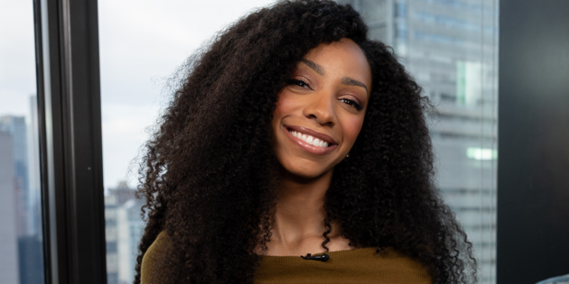 Christiani Pitts Is Having the Time of Her Life Carrying a Cake Across New York | Broadway Buzz