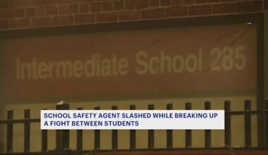 News 12 | Brooklyn | School safety agent stabbed while breaking up fight at East Flatbush middle school; person of interest in custody