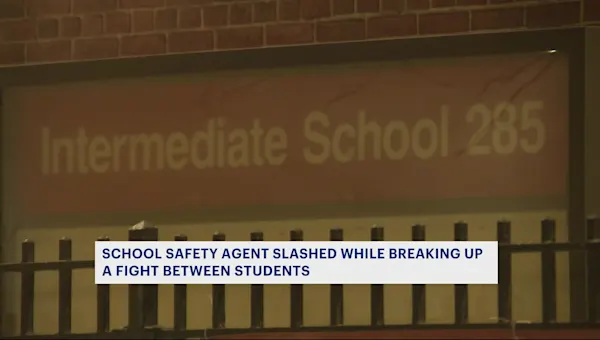 News 12 | Brooklyn | School safety agent stabbed while breaking up fight at East Flatbush middle school; person of interest in custody