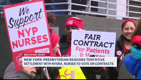 News 12 | Brooklyn | Nurses union reach tentative agreement with NY Presbyterian