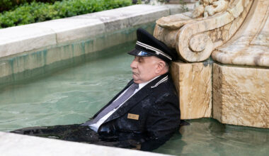 Lester (Teddy Coluca) met his maker at the Arconia on Only Murders in the Building.